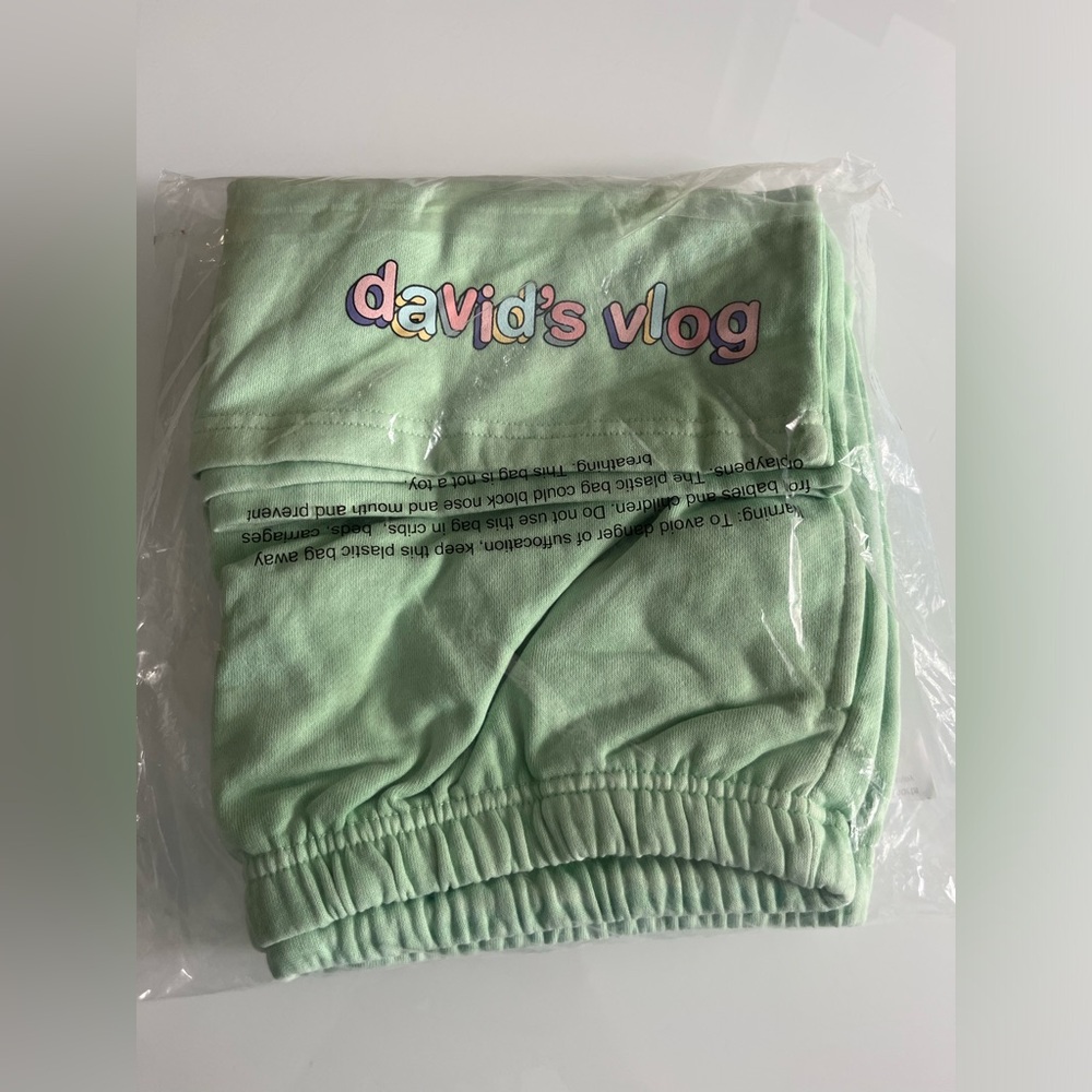 David Dobrik Matcha Sunset Shorts